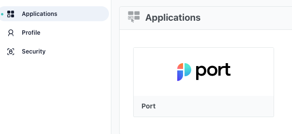 JumpCloud Portal With Port App